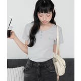 ライトグレー | 別注USPOLOヘンリーネックT | WEGO【WOMEN】