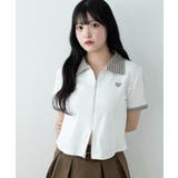 ホワイト | チェックカラージップトップ | WEGO【WOMEN】