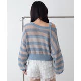 刺繍ロゴワンショルメッシュニット | WEGO【WOMEN】 | 詳細画像14