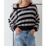 刺繍ロゴワンショルメッシュニット | WEGO【WOMEN】 | 詳細画像18