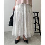 レース切替ロングスカート | WEGO【WOMEN】 | 詳細画像1 