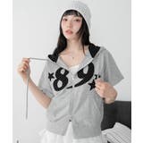 グラフィック半袖ZIPパーカー | WEGO【WOMEN】 | 詳細画像9 
