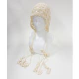 オフホワイト | レースツキボンネット | WEGO【MEN】
