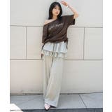 サイドドロストオフショルグラフィックT | WEGO【WOMEN】 | 詳細画像15 