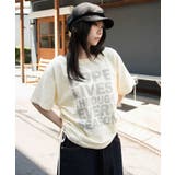サイドドロストオフショルグラフィックT | WEGO【WOMEN】 | 詳細画像18 