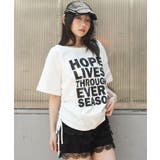 サイドドロストオフショルグラフィックT | WEGO【WOMEN】 | 詳細画像25 
