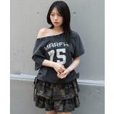 サイドドロストオフショルグラフィックT | WEGO【WOMEN】 | 詳細画像31 