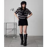 オフショルメッシュニット(S) | WEGO【WOMEN】 | 詳細画像3
