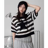 オフショルメッシュニット(S) | WEGO【WOMEN】 | 詳細画像5