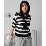 オフショルメッシュニット(S) | WEGO【WOMEN】 | 詳細画像8