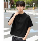 フェイクレイヤードヘンリーネックT(SS) | WEGO【MEN】 | 詳細画像14 