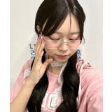 シルバー | ラインストーンリムレスアイウェア | WEGO【MEN】