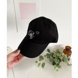 ブラック | ハートロゴキャップ | WEGO【MEN】