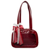 レッド | めるふわぬい痛ボストンバッグ | WEGO【WOMEN】