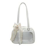 ホワイト | めるふわぬい痛ボストンバッグ | WEGO【WOMEN】
