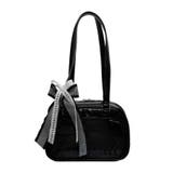 ブラック | めるふわぬい痛ボストンバッグ | WEGO【WOMEN】