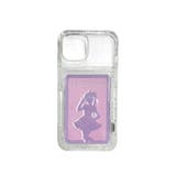 柄1 | カードホルダー付きiphoneケース | WEGO【WOMEN】