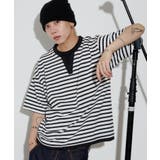 ブラックボーダー | キーネックフェイクレイヤードT(SS) | WEGO【MEN】