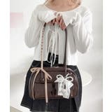 レイヤーリボンチャーム付きボストンバッグ | WEGO【WOMEN】 | 詳細画像5 