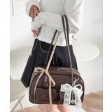 レイヤーリボンチャーム付きボストンバッグ | WEGO【WOMEN】 | 詳細画像6 