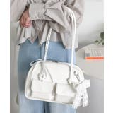レイヤーリボンチャーム付きボストンバッグ | WEGO【WOMEN】 | 詳細画像12 