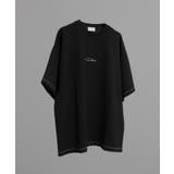 ブラック | カラーステッチワンポイントT(SS) | WEGO【MEN】
