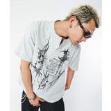 杢グレー | トライバルロゴヘンリーネックT(SS) | WEGO【MEN】