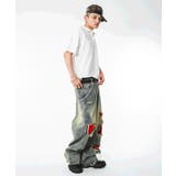 ジャージレイヤードダメージデニムパンツ | WEGO【MEN】 | 詳細画像14