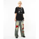 ジャージレイヤードダメージデニムパンツ | WEGO【MEN】 | 詳細画像30