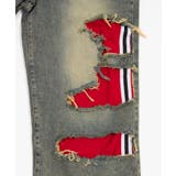 ジャージレイヤードダメージデニムパンツ | WEGO【MEN】 | 詳細画像36