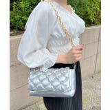 フェイクレザーポップコーンキルトバッグ 韓国 韓国ファッション | WEGO【WOMEN】 | 詳細画像12