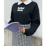 フロントロゴ襟付きスウェット 韓国 韓国ファッション | WEGO【WOMEN】 | 詳細画像13 
