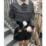フロントロゴ襟付きスウェット 韓国 韓国ファッション | WEGO【WOMEN】 | 詳細画像18 