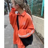 オレンジ | ハーフジップビッグジャージ 韓国 韓国ファッション | WEGO【WOMEN】