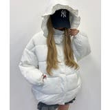 ホワイト | 【WC】フリルフェイクダウンジャケット | WEGO【WOMEN】