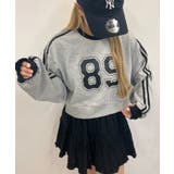 2ラインナンバリングショートスウェット 韓国 韓国ファッション | WEGO【WOMEN】 | 詳細画像16