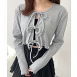 フロントリボンリブカーディガン 韓国 韓国ファッション | WEGO【WOMEN】 | 詳細画像15