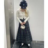 タータンチェックロングスカート 韓国 韓国ファッション | WEGO【WOMEN】 | 詳細画像4