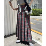 タータンチェックロングスカート 韓国 韓国ファッション | WEGO【WOMEN】 | 詳細画像14