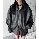 ヴィンテージフェイクレザージャケット | WEGO【WOMEN】 | 詳細画像2