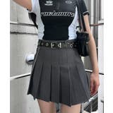 【Figments】ベルト付きチェーンプリーツミニスカート | WEGO【WOMEN】 | 詳細画像3