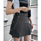 【Figments】ベルト付きチェーンプリーツミニスカート | WEGO【WOMEN】 | 詳細画像4