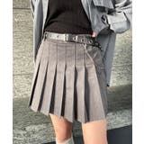 【Figments】ベルト付きチェーンプリーツミニスカート | WEGO【WOMEN】 | 詳細画像5