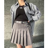 【Figments】ベルト付きチェーンプリーツミニスカート | WEGO【WOMEN】 | 詳細画像6