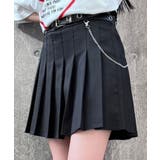 【Figments】ベルト付きチェーンプリーツミニスカート | WEGO【WOMEN】 | 詳細画像9