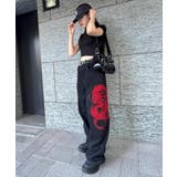 ドラゴン刺繍デニムパンツ | WEGO【WOMEN】 | 詳細画像9 