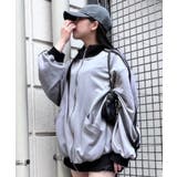 【Figments】バイカラースーパービッグトラックジャケット | WEGO【WOMEN】 | 詳細画像2 