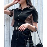 ブラウン | 【Figments】SSバイカラートラックジャケット | WEGO【WOMEN】
