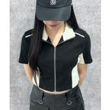 【Figments】SSバイカラートラックジャケット | WEGO【WOMEN】 | 詳細画像7 