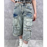 【Figments】マルチカーゴデニムハーフパンツ | WEGO【WOMEN】 | 詳細画像2